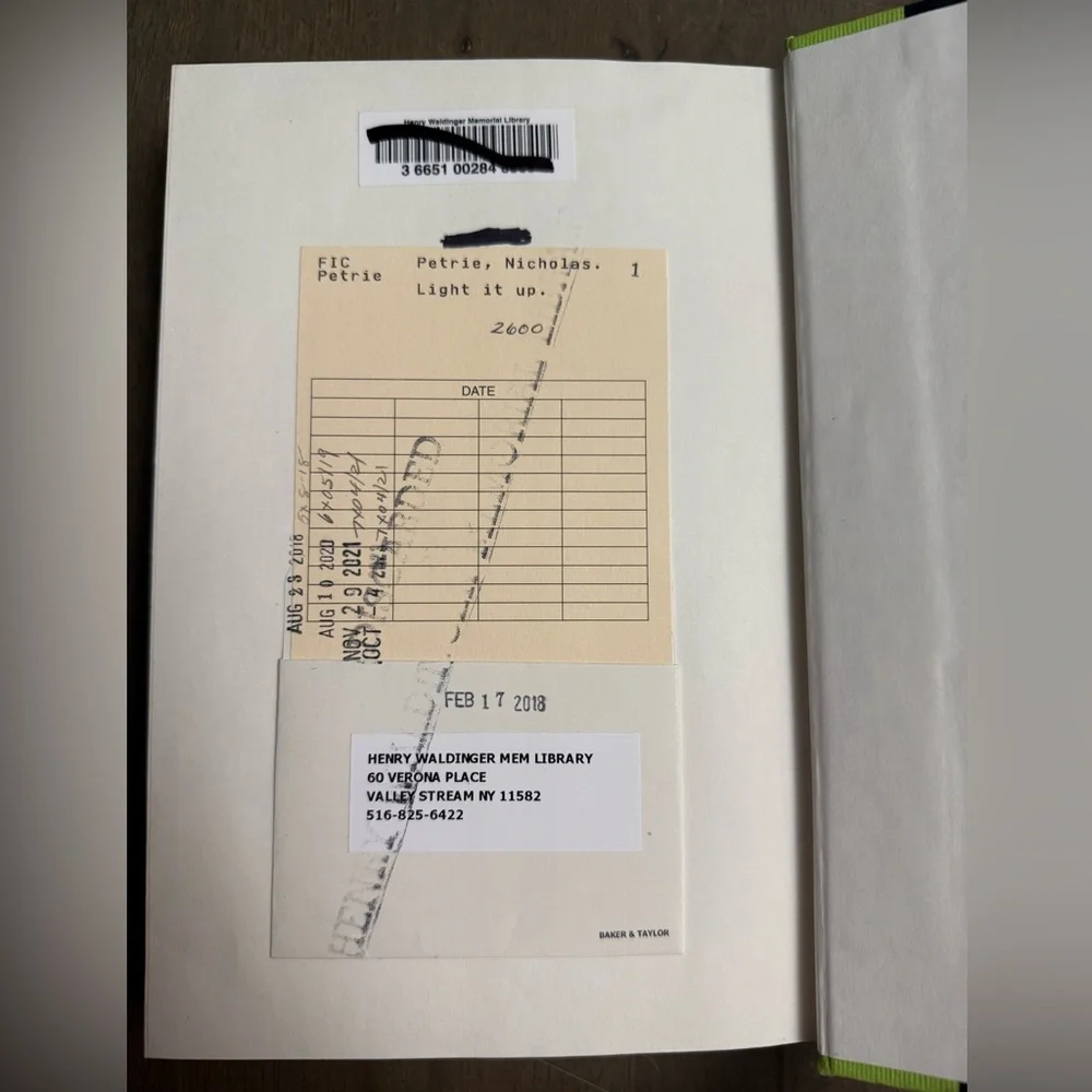 🐰Light It Up by Nick Petrie Hardcover Book - Picture 3 of 4